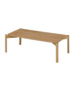 שולחן סלון 100X50 ס"מ בגוון אלון טבעי דגם WINGO