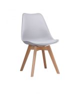 כיסא MOPIC עץ ואפור