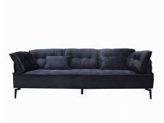 ספה תלת מושבית בגוון שחור דגם CINDY