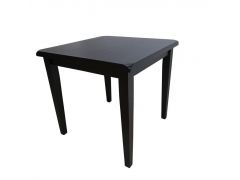 שולחן אוכל 80X80 ס"מ בגוון שחור דגם MASSO