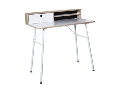שולחן כתיבה 90X50 ס"מ בגוון לבן דגם TEACHER